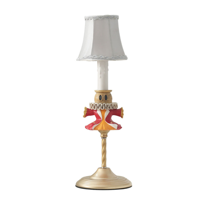 1 Livre de lecture de chevet de tête Light Modern Gold Task Lighting avec base de vêtements et ombre de baril