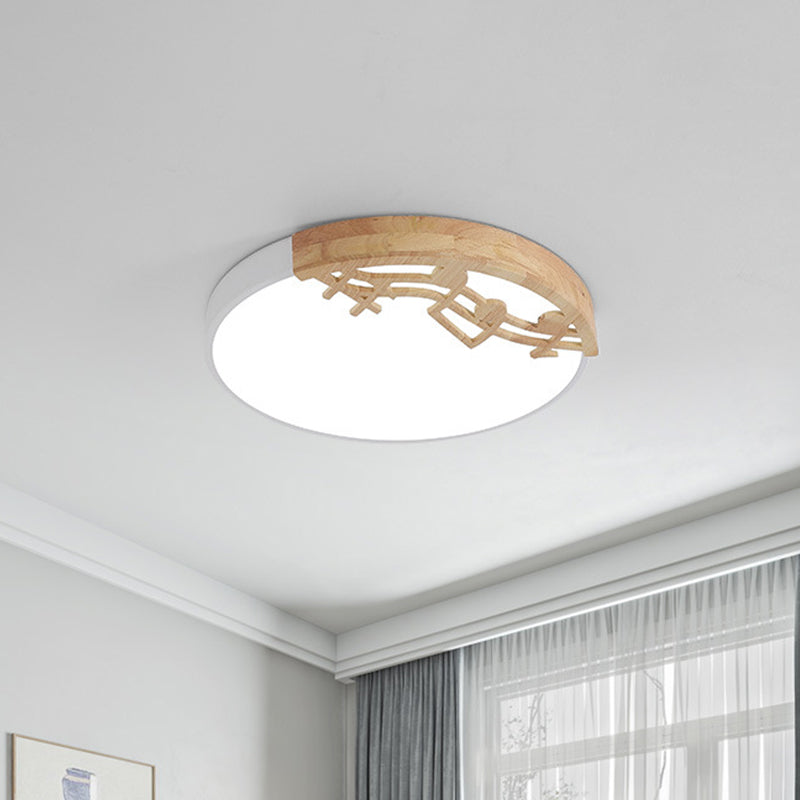 Plafonnier Led contemporain avec abat-jour en acrylique, luminaire rond vert/blanc/gris pour chambre à coucher