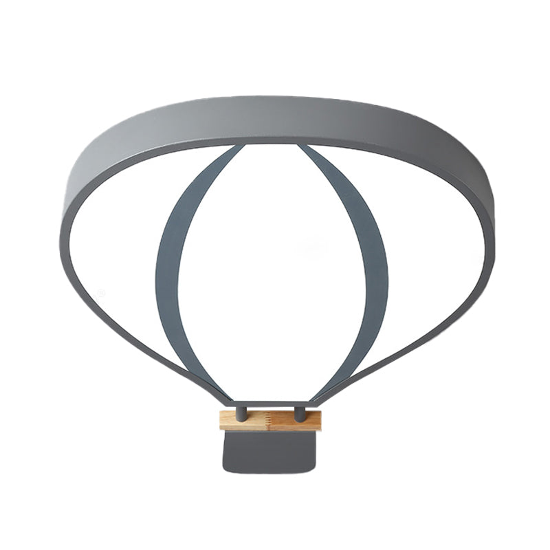 Lampada da incasso del palloncino dell'aria calda acrilica Nordic LED in bianco/grigio/verde per la camera da letto del bambino