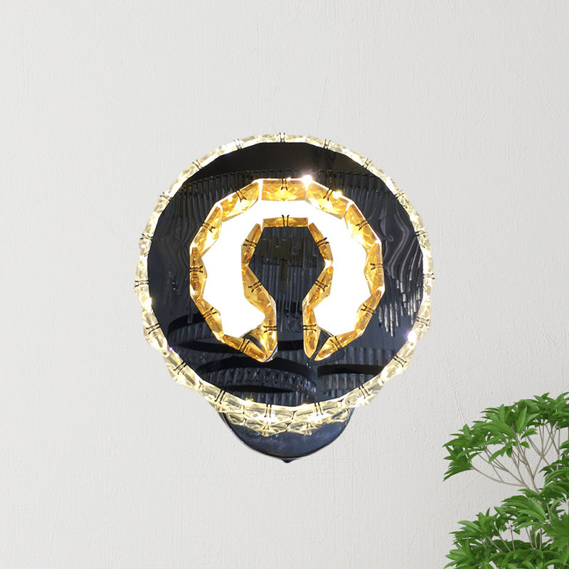 LED AUREOL MUR MURD lampe minimaliste Chrome Finish