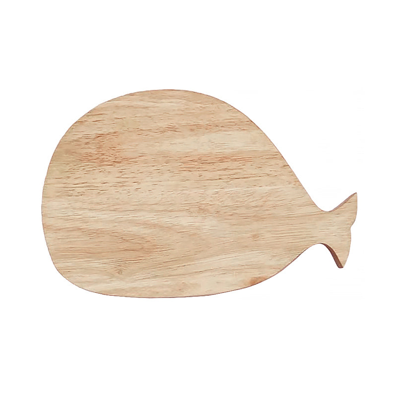 Black/White/Beige Whale Wall Lighting Cartoon Wood LED Flush Wall Sconce with/without Clock in Warm/White Light
