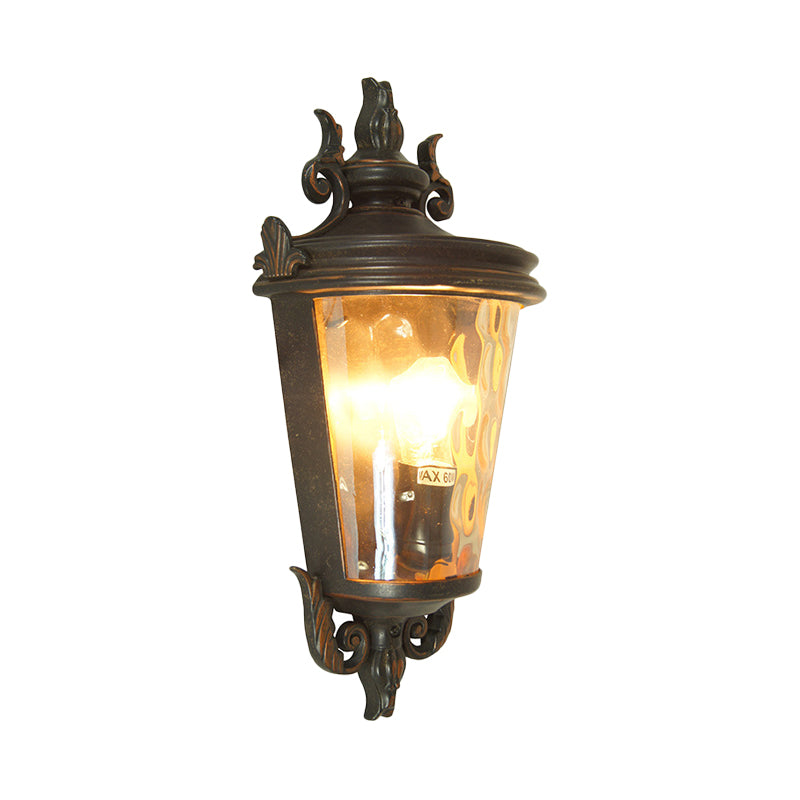 Country Lantern Sconce Light 1 éclair