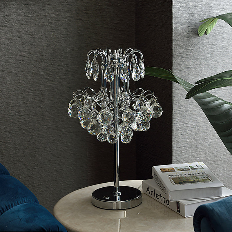 Luz de mesa LED de cristal orb