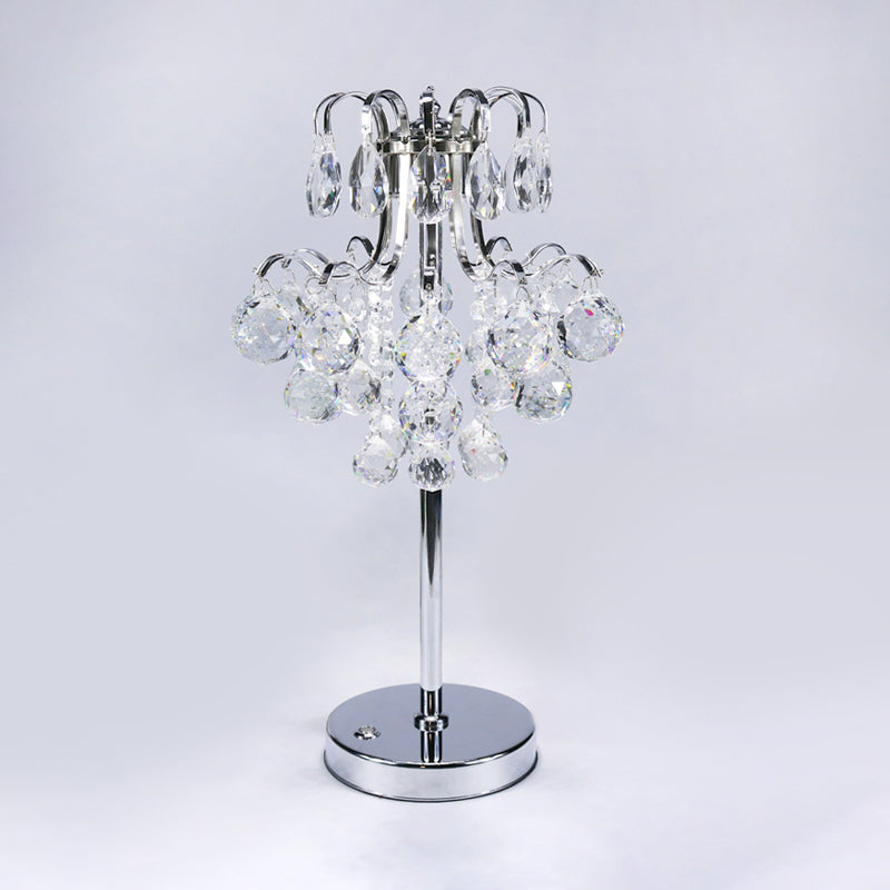 Luz de mesa LED de cristal orb