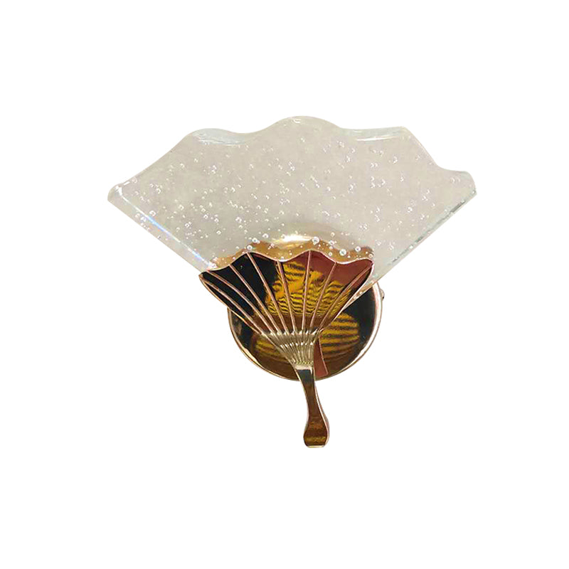 Gouden LED Wandbevestiging Licht Modernisme Bubble Crystal Ginkgo Wand SCONCE LAMP VOOR SLAAPKAMER