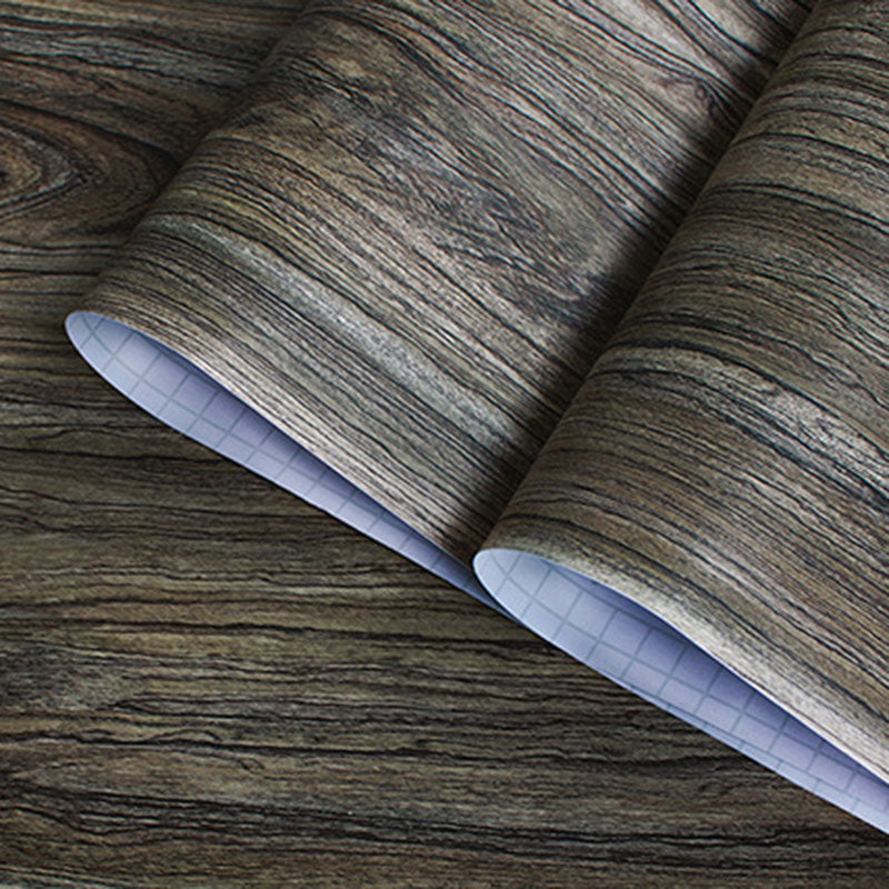 Rustic Wood Wallpaper PVC 29.1 sq ft. Simple Self-Adhesive Wall Covering