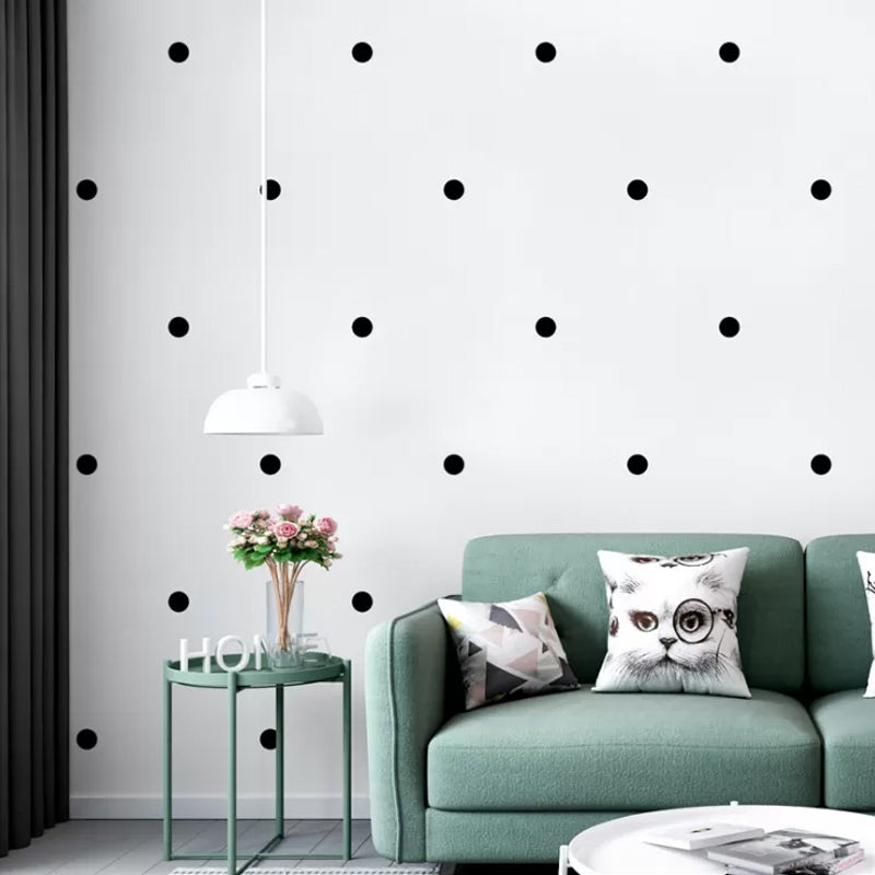 Scandinavian Black and White Wallpaper Modern Simple 33-foot x 20.5-inch Decorative Wall Covering