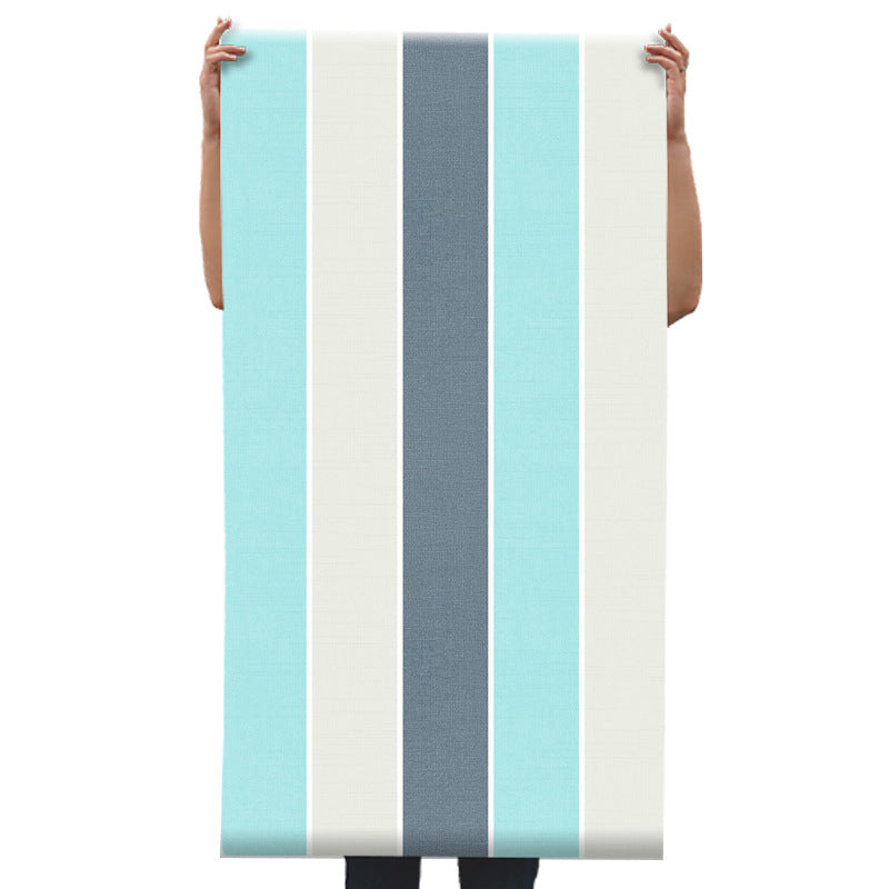 Nordic and Tranquil Stripes Wallpaper  for Coffee Shop and Guest Room Non-Pasted 20.5-inch x 31-foot