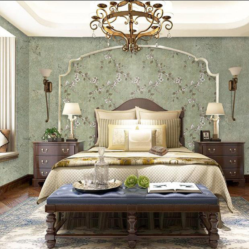 Garden and Countryside Wallpaper Retro American Wall Decor Non-Pasted Non-Woven 31 ft. x 20.5