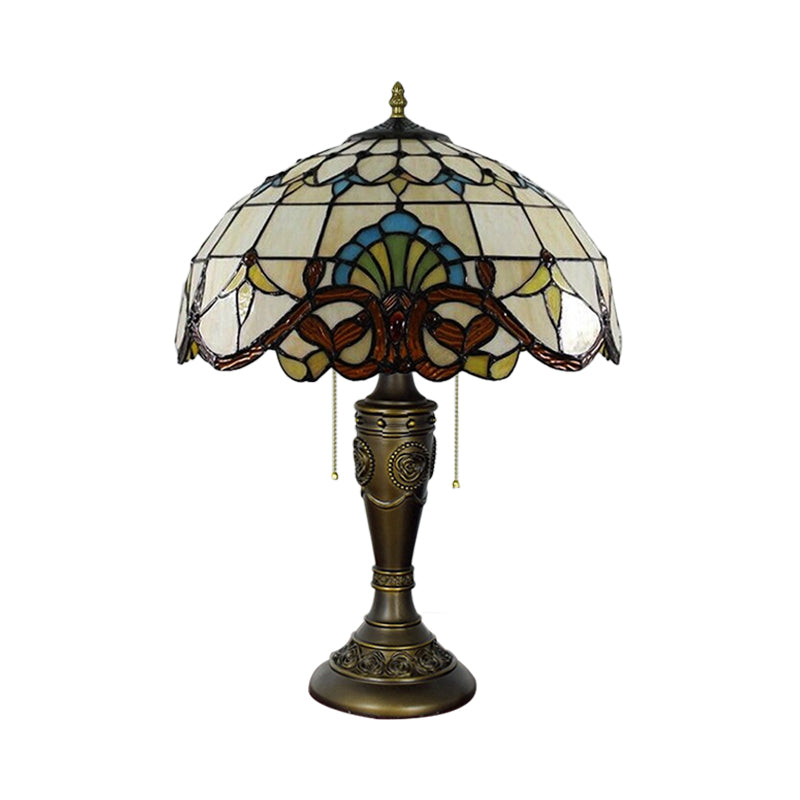 2 Köpfe Nachtstillstand Lampe Mittelmeer