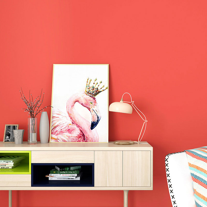Scandinavian Bright Color Wallpaper Non-Pasted  Wall Covering 33'L x 20.5"W