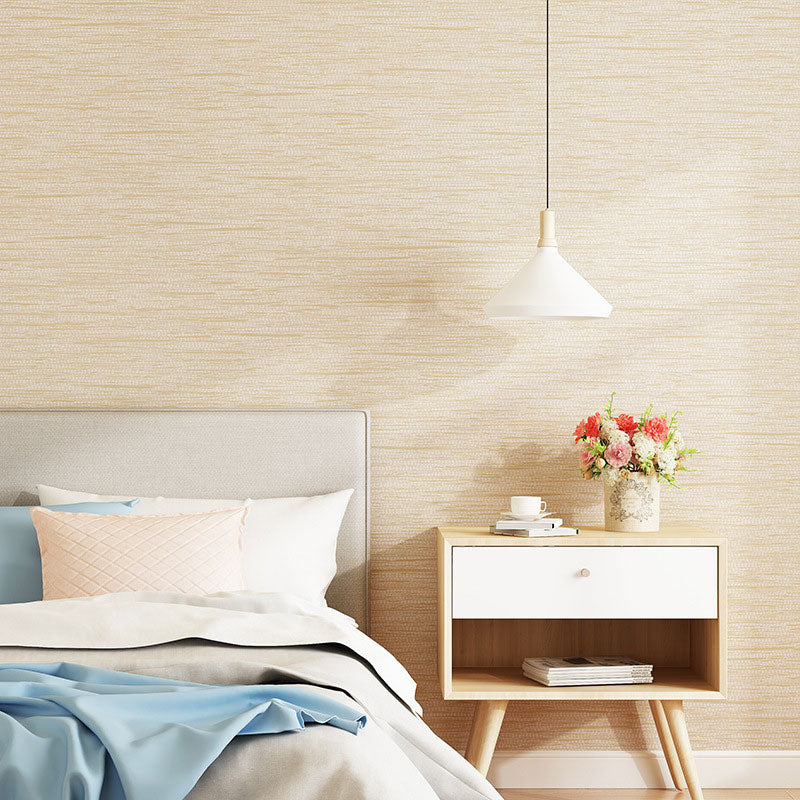 Japanese Linen Non-Pasted Wallpaper, 31-foot x 20.5-inch, Light Color