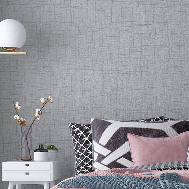 Non-Pasted Wallpaper with Purely Light Color Linen and Embossed Granule, 31'L x 20.5"W