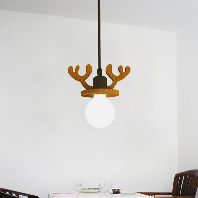 Accesorio de iluminación suspendida de hierro colgante de techo de techo asta 1 con/sin sombra