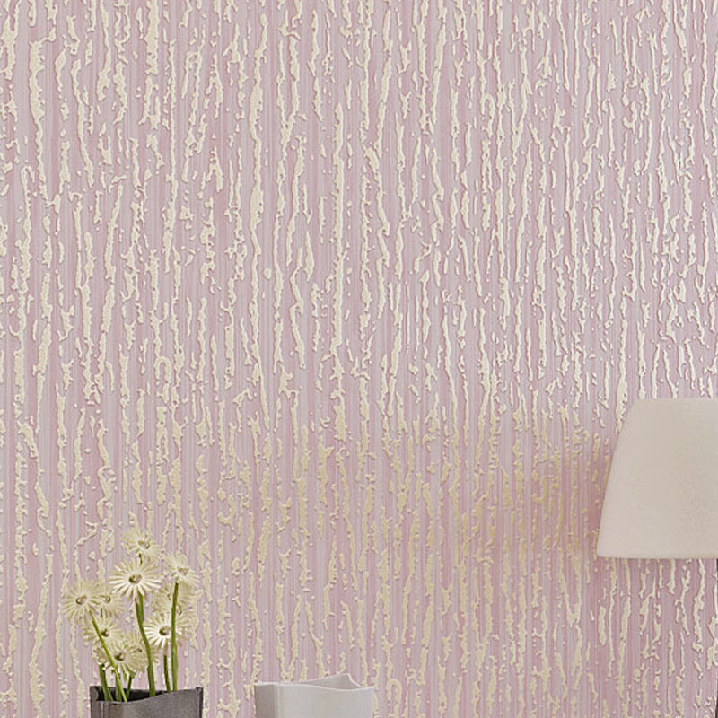 Morandi Color Non-Woven Wallpaper Decorative Textured Stripe Wall Decor, 31 ft. x 20.5 in