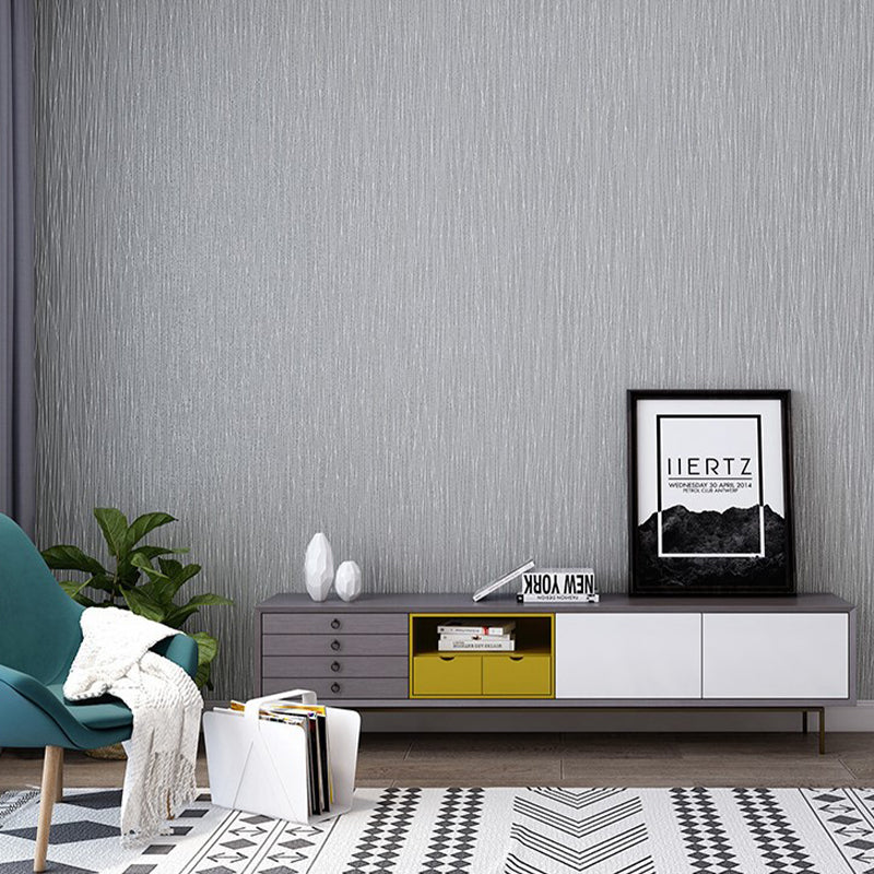 20.5"W x 31'L Wall Decor Minimalist Narrow Stripe Non-Pasted Wallpaper in Natural Color