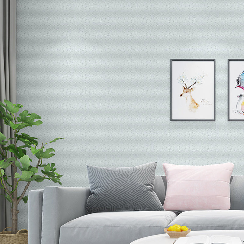 Living Room Wallpaper Roll Nordic Simple Soft Color Stripe Wall Decor, Non-Pasted