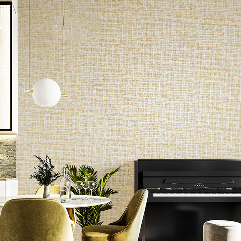 Natural Color Texture Pattern Wallpaper Stain-Resistant Non-Pasted Wall Covering, 20.5 in x 33 ft