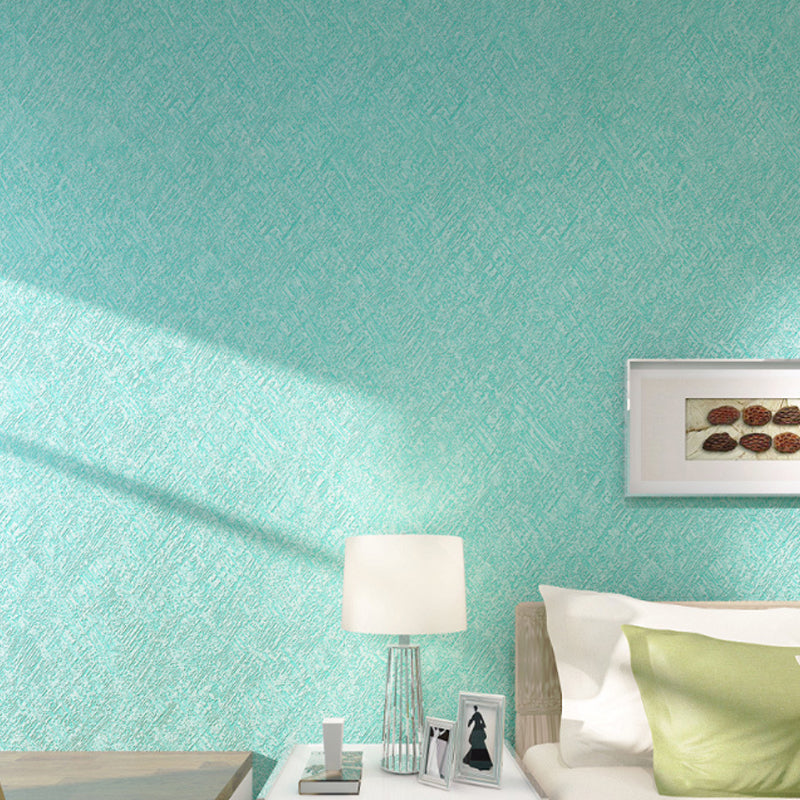 Simple Wall Covering Pastel Color Contemporary 3D Print Texture Design Wallpaper, Non-Pasted