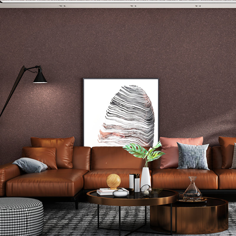Natural Color Textured Surface Wallpaper Waterproof Non-Pasted Wall Decor, 20.5"W x 31'L