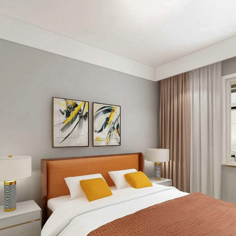 Non-Pasted Wall Covering 31 ft. x 20.5 in Nordic Simple Plain Design Wallpaper for Living Room