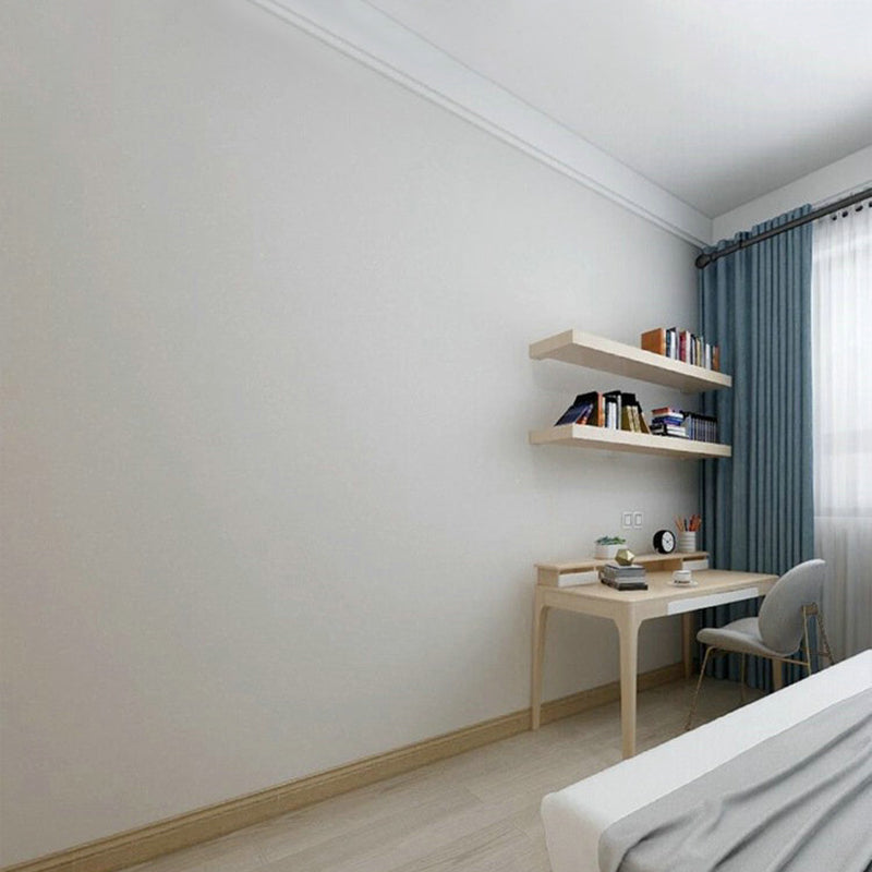 Non-Pasted Wall Covering 31 ft. x 20.5 in Nordic Simple Plain Design Wallpaper for Living Room