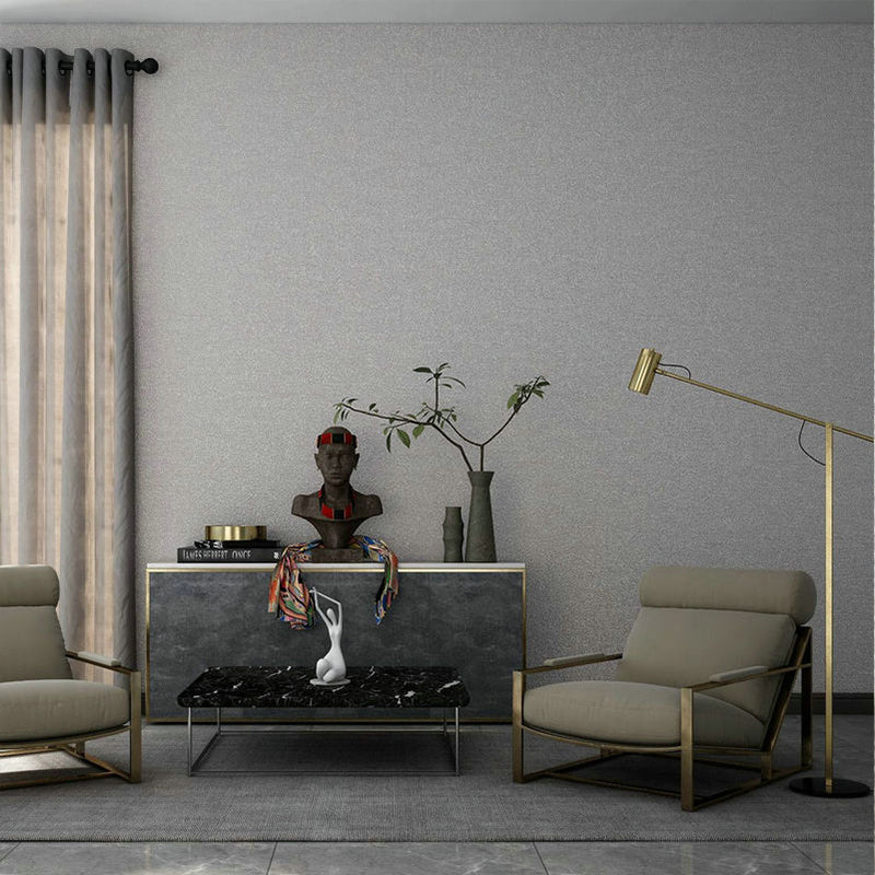 Minimalist Plain Pattern Wall Covering Decorative Non-Pasted Wall Covering, 31 ft. x 20.5 in