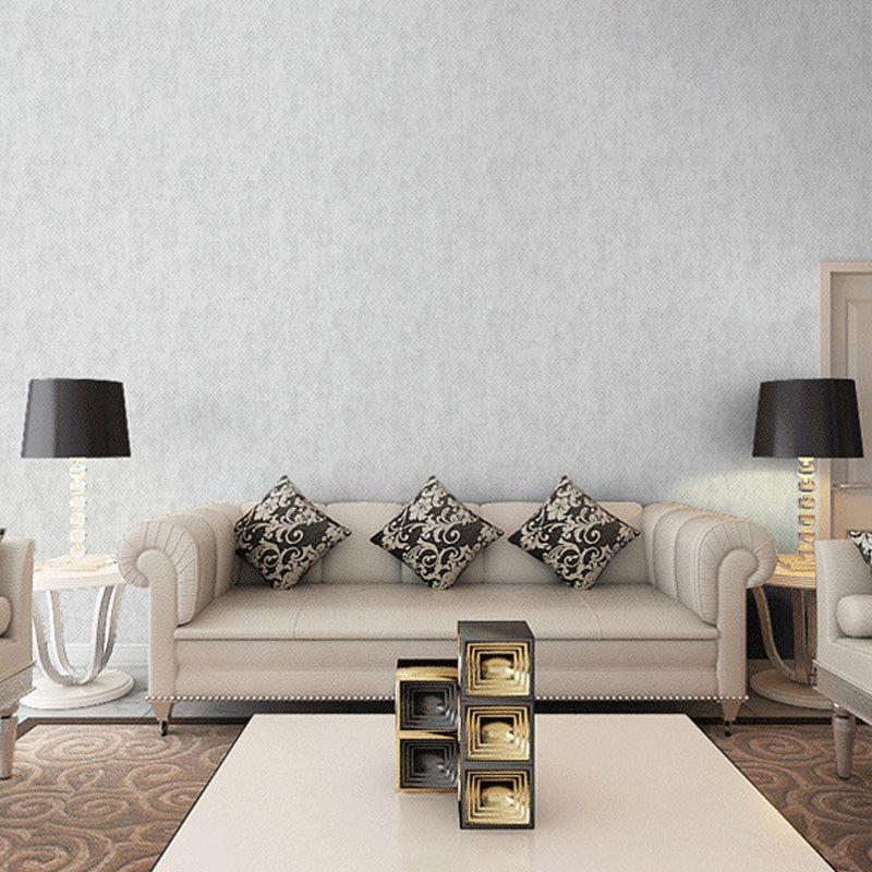 Soft Color Non-Woven Wallpaper Moisture-Resistant Plain Patter Wall Decor, 57.1 sq ft.
