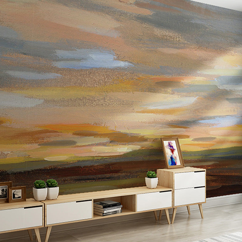 Murales decorativi Crepuscolo e Cielo Dimensioni personalizzate Arte da parete contemporanea per caffetteria