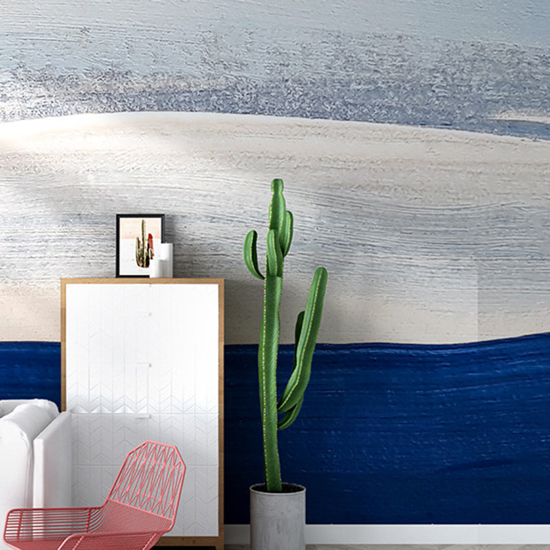 Extra Large Wall Covering Simplicity Elegant Watercolors Mural in Light Color