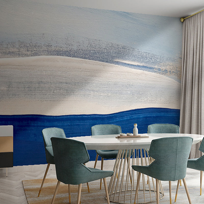 Extra Large Wall Covering Simplicity Elegant Watercolors Mural in Light Color