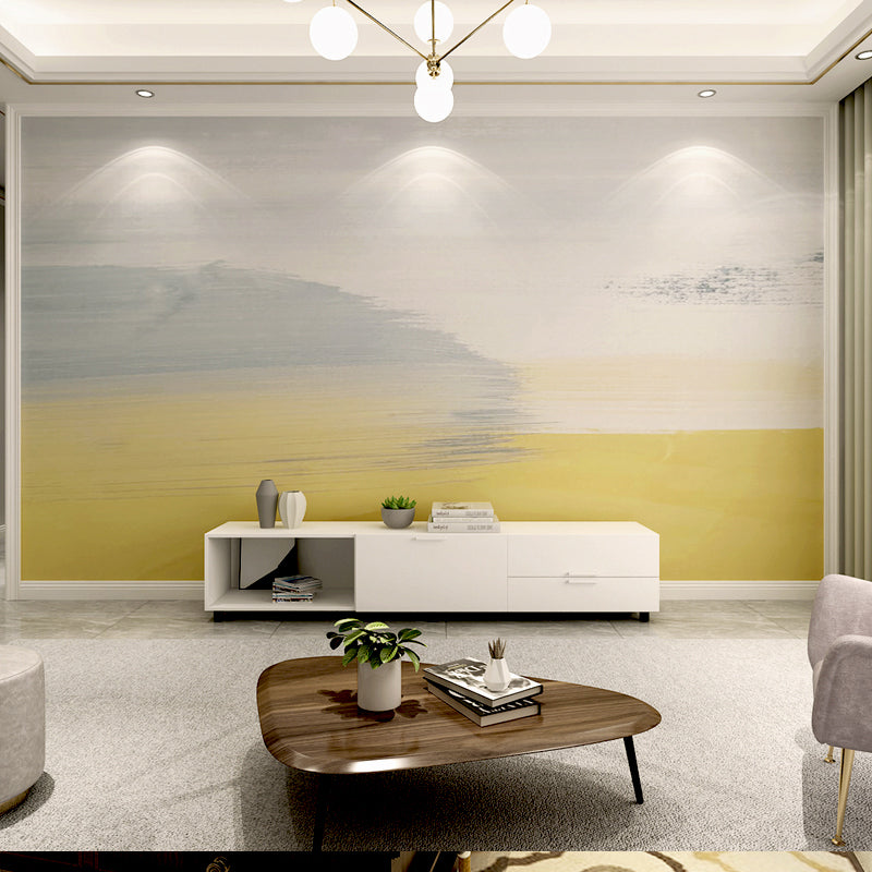 Scandinavian Minimalist Wall Decor Abstract Oil Painting Customized Murals, Full Size