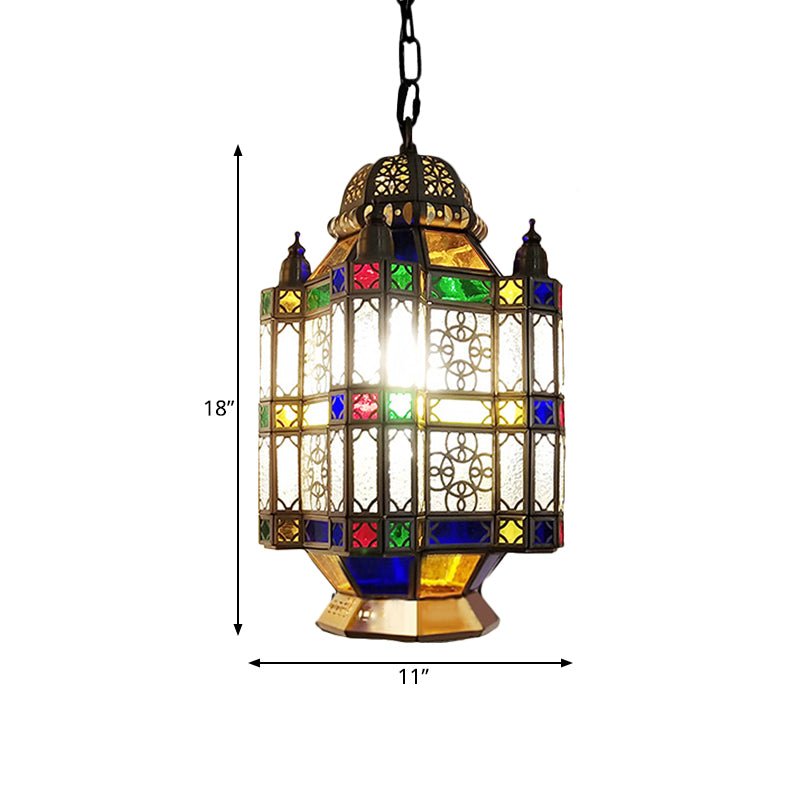 Lámpara de latón de vidrio esmerilado 3 cabezas Art Deco Suspension Light para restaurante