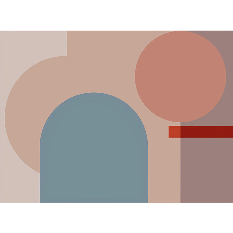 Full Size Wall Covering Unique Novelty Irregular Geometries Wall Mural in Multi-color