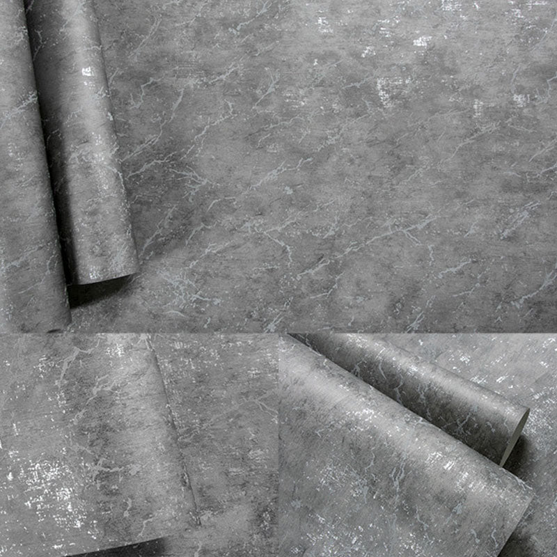 Industrial Cement Surface Wallpaper Roll Non-Pasted Living Room Wall Covering, 33'L x 20.5"W