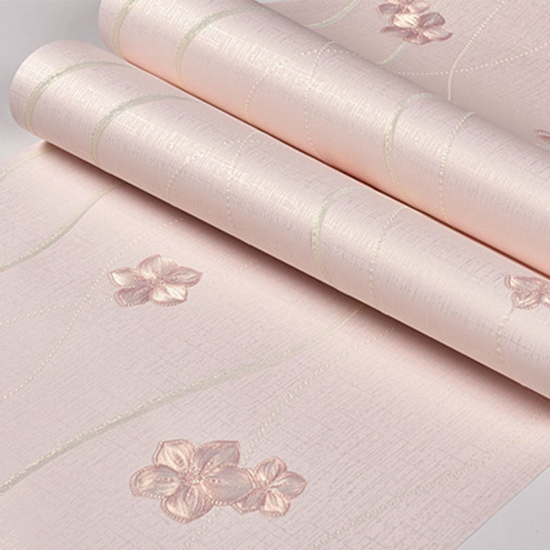 Neutral Color Wall Decor 31'L x 20.5"W Non-Woven Moisture-Resistant Magnolia Deign Wallpaper