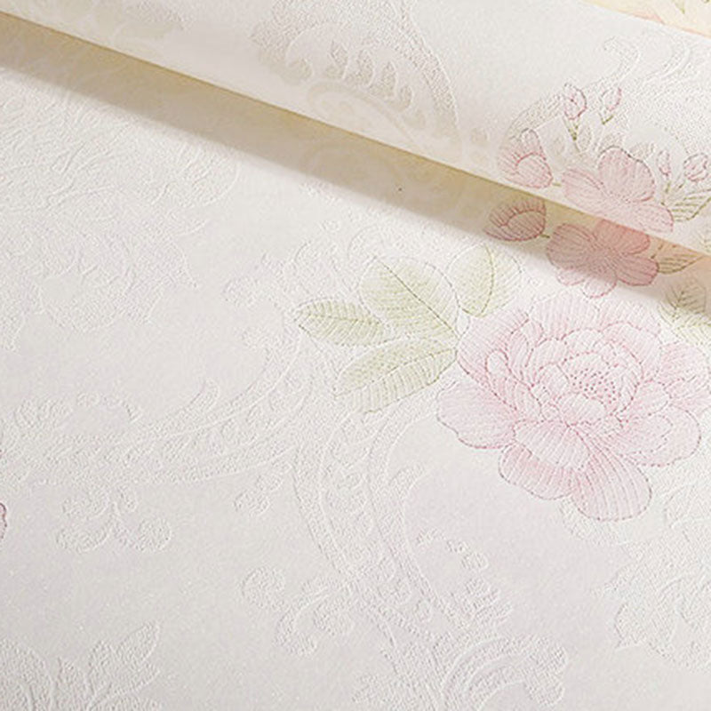 Living Room Wall Decor with Soft Color 3D Rose, 31 ft. x 20.5 in, Non-Pasted