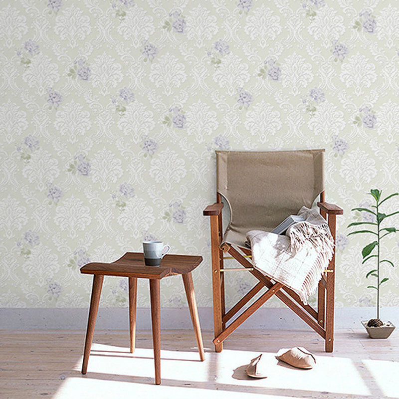 Natural Color Blossom Wall Decor Stain-Resistant Non-Pasted Wallpaper Roll, 33 ft. x 20.5 in