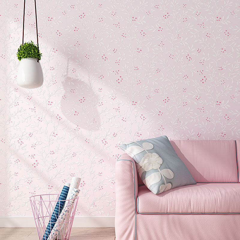 Non-Woven 20.5"W x 31'L Wall Decor Fresh Non-Pasted Dense Flower Pattern Wallpaper Roll