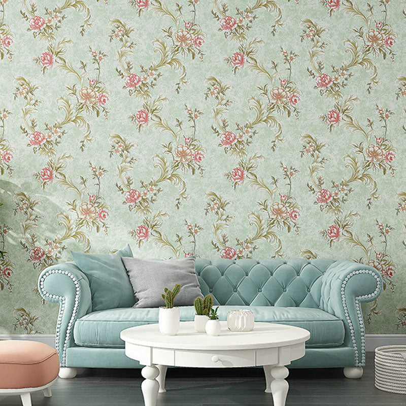Elegant Wall Covering Blossoming Magnolia Non-Pasted Wallpaper Roll, 57.1 sq ft.