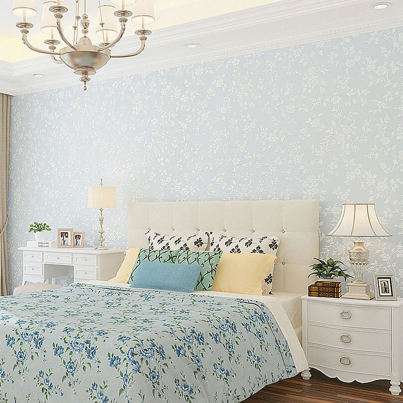 Countryside 3D Effect Blossom Wallpaper Water-Resistant Wall Decor, 31-foot x 20.5-inch