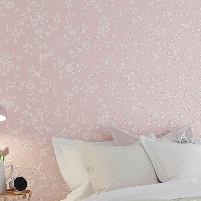 Countryside 3D Effect Blossom Wallpaper Water-Resistant Wall Decor, 31-foot x 20.5-inch