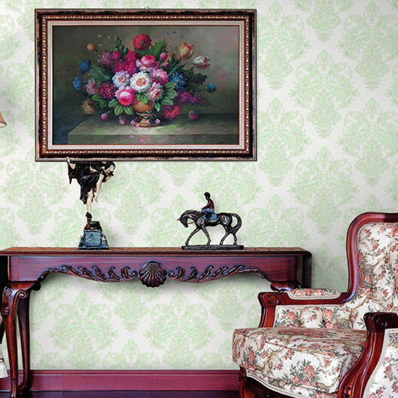 Vinyl 48.4 sq ft. Wallpaper Countryside Easy to Remove Watercolors of Flower Wall Decor