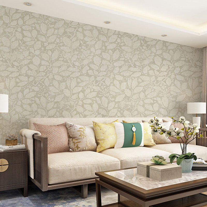 33' x 20.5" Decorative Wallpaper Coffee Shop 3D Leaf Wall Covering