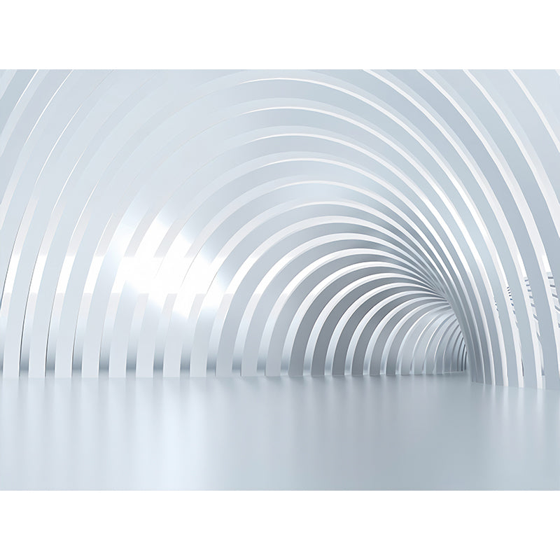 Arte de pared moderno nórdico Color Pastel túnel extendido 3D Mural grande para cafetería y vestidor