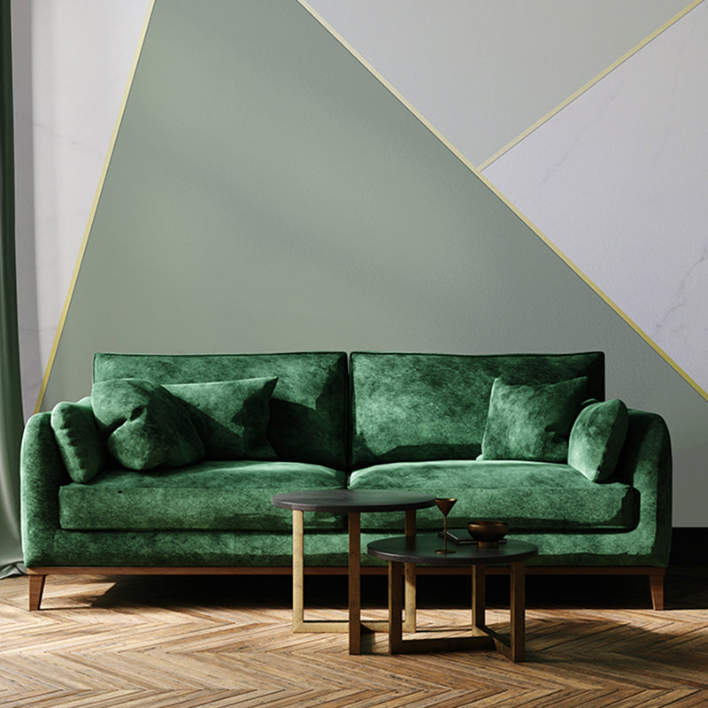 Full Size Color Block Mural for Accent Wall Marble Wall Art for Decoration