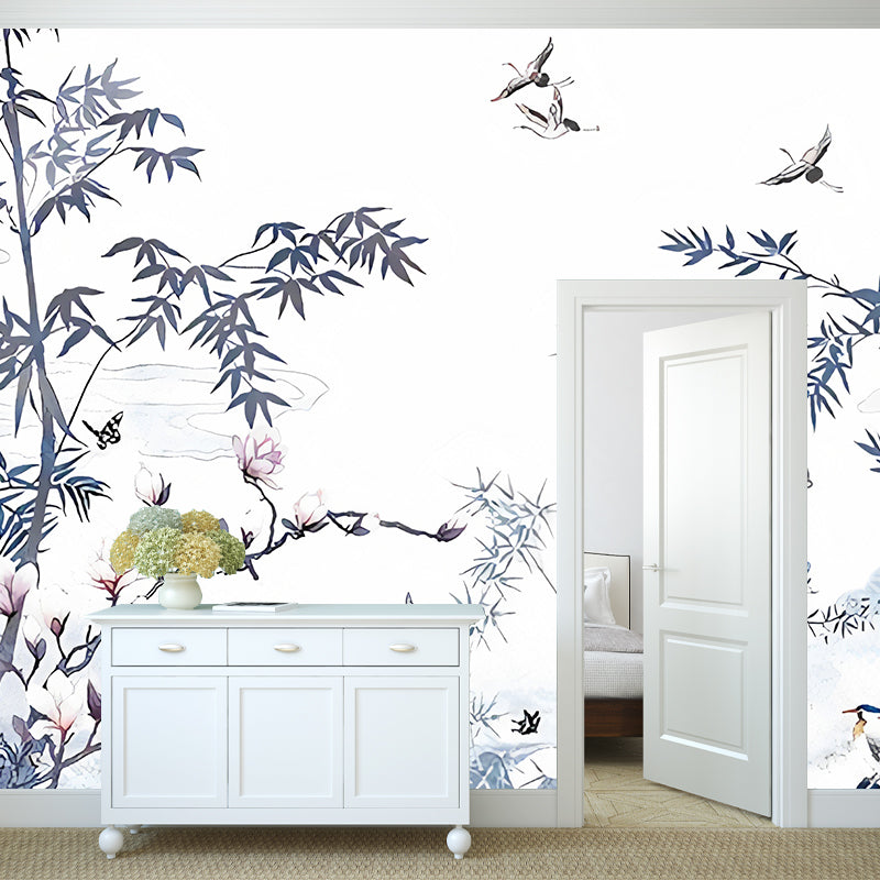 Watercolors of Tree Wall Mural Extra Large Wall Art for Guest Room, Made to Measure