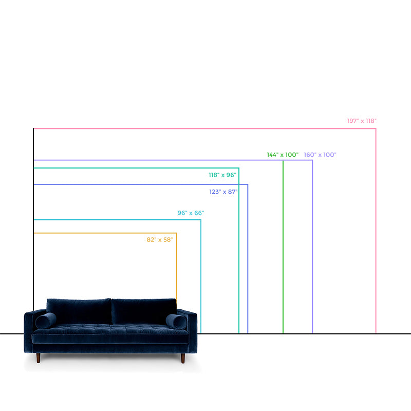 Illustratie op volledige grootte Eenvoudige muurschildering voor slaapkamer met aquarellen van bloemontwerp in neutrale kleur