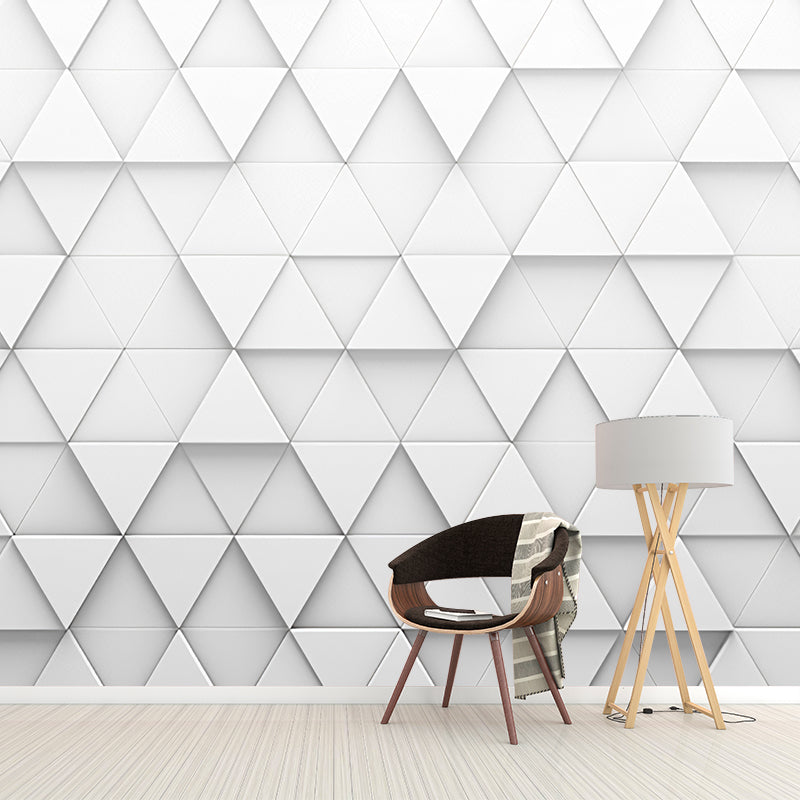 Photography 3D Triangle Wall Mural Extra Large Wall Art for Office Room, Custom Size Available
