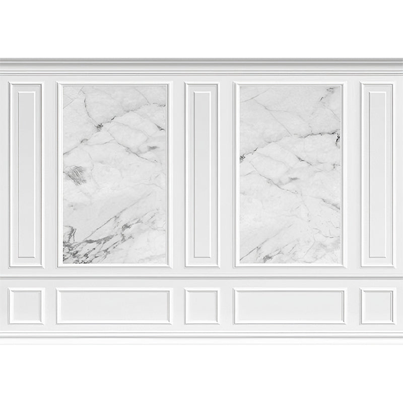 3D Effect Frame Wall Mural for Living Room Decor Contemporary Wall Covering, Made to Measure